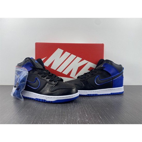 Nike Dunk High SE Camo Black Royal Men