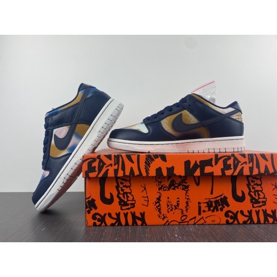 Nike Dunk Low Graffiti Navy Men