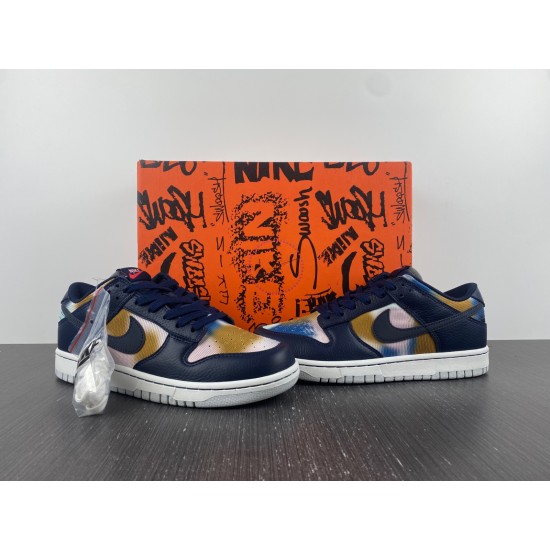 Nike Dunk Low Graffiti Navy Men