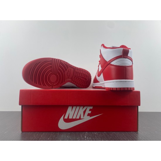 Nike Dunk High Championship White Red Men