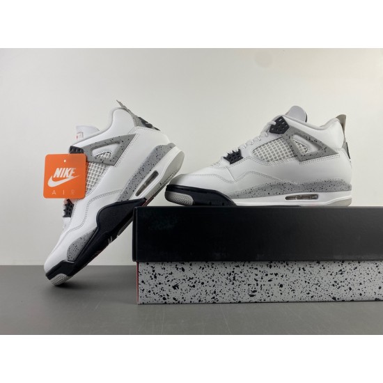 Air Jordan 4 "White Cement" 2025 FV5029-100
