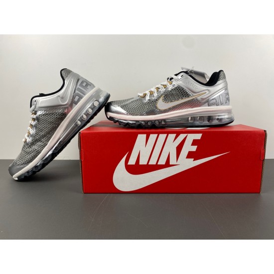 Nike Air Max 2013 Metallic Silver Gold Men