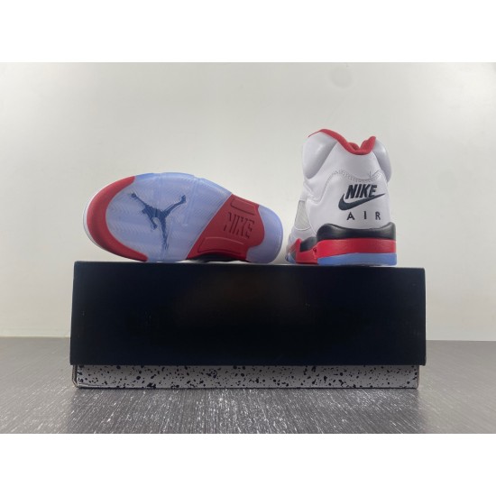 Jordan 5 Retro Fire Red Black Tongue (2013) Men