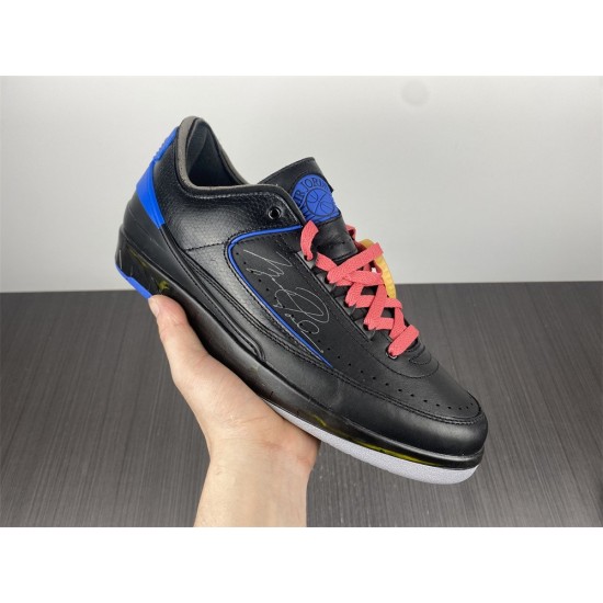 Jordan 2 Retro Low SP Off-White Black Blue Men