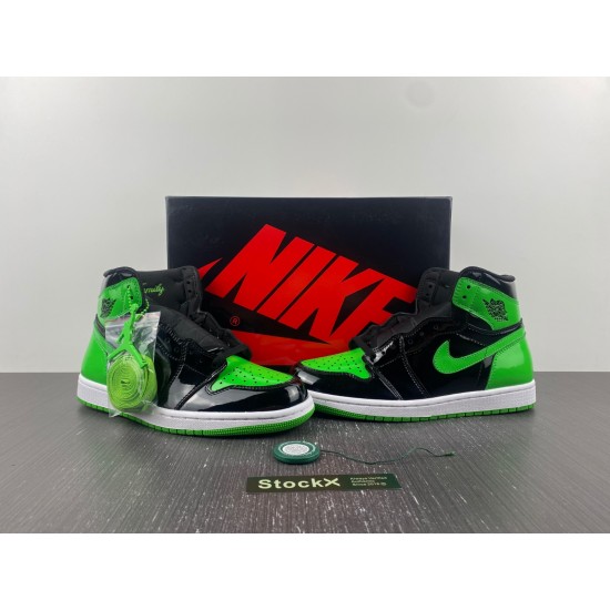 Jordan 1 Retro High Pine Green Black Men