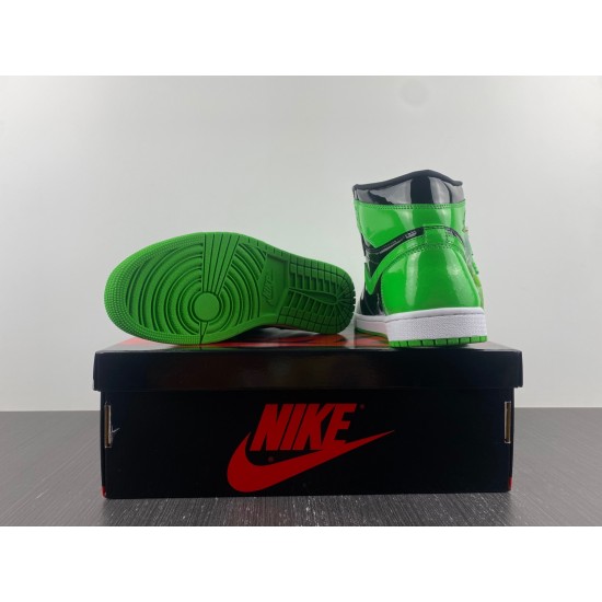 Jordan 1 Retro High Pine Green Black Men