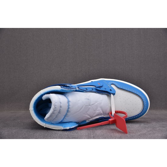 Jordan 1 Retro High Off-White University Blue Men