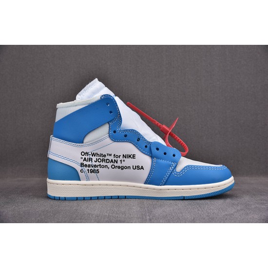 Jordan 1 Retro High Off-White University Blue Men