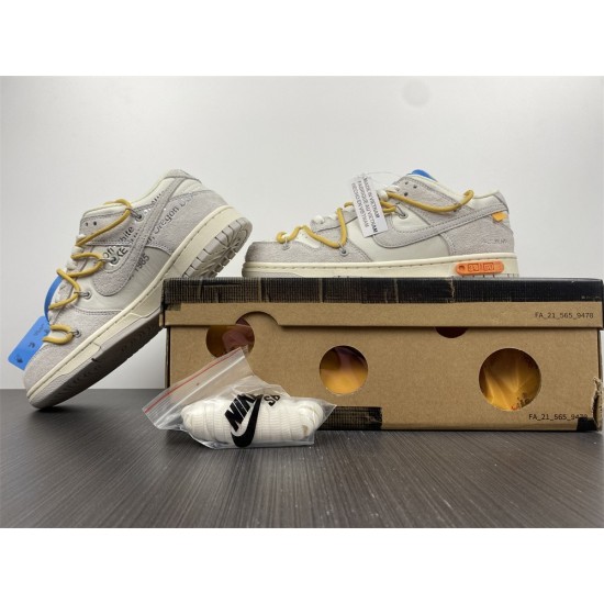 Nike Dunk Low Off-White Lot 34 Men