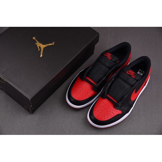 Jordan 1 Low Black Gym Red Men