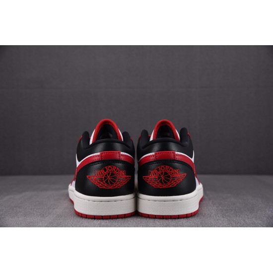 Jordan 1 Low Reverse Black Toe (Women