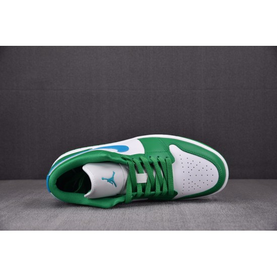 Jordan 1 Low Lucky Green Aquatone (Women