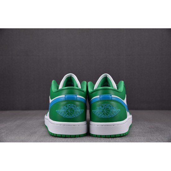 Jordan 1 Low Lucky Green Aquatone (Women