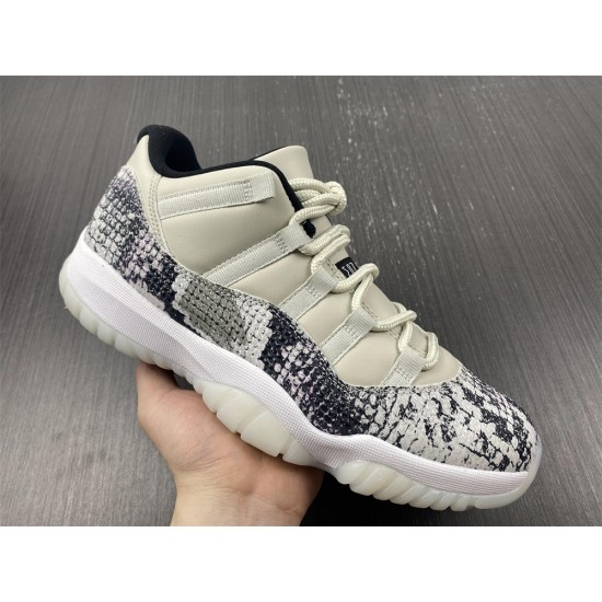 Jordan 11 Retro Low Snake Light Bone Men