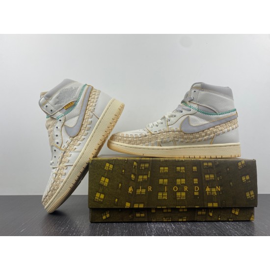 Union x Air Jordan 1 High “Woven”UN FD2565-100